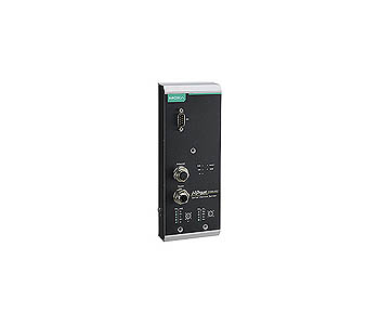 NPort 5150AI-M12-CT - 1-port 3 in 1 Device Server w/ M12 Connector (Ethernet, power input), -25 to 55  Degree C, Conformal Coati by MOXA